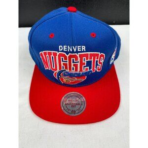 Mitchell & Ness Denver Nuggets Unisex Hat/Cap Red & Blue Adjustable fit SKU 4506